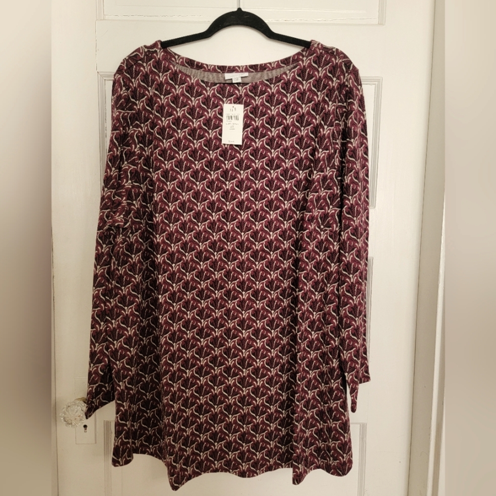Elegant Floral Long Sleeve Top